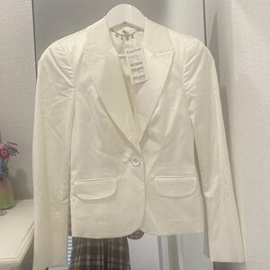 Bebe Women's Cream Blazer Jacket